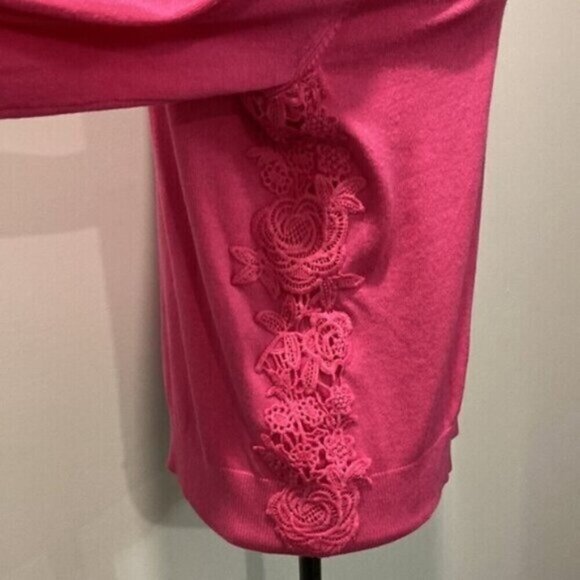 Cable & Gauge Pink Cardigan sweater Size xlarge​​​ - Picture 3 of 12